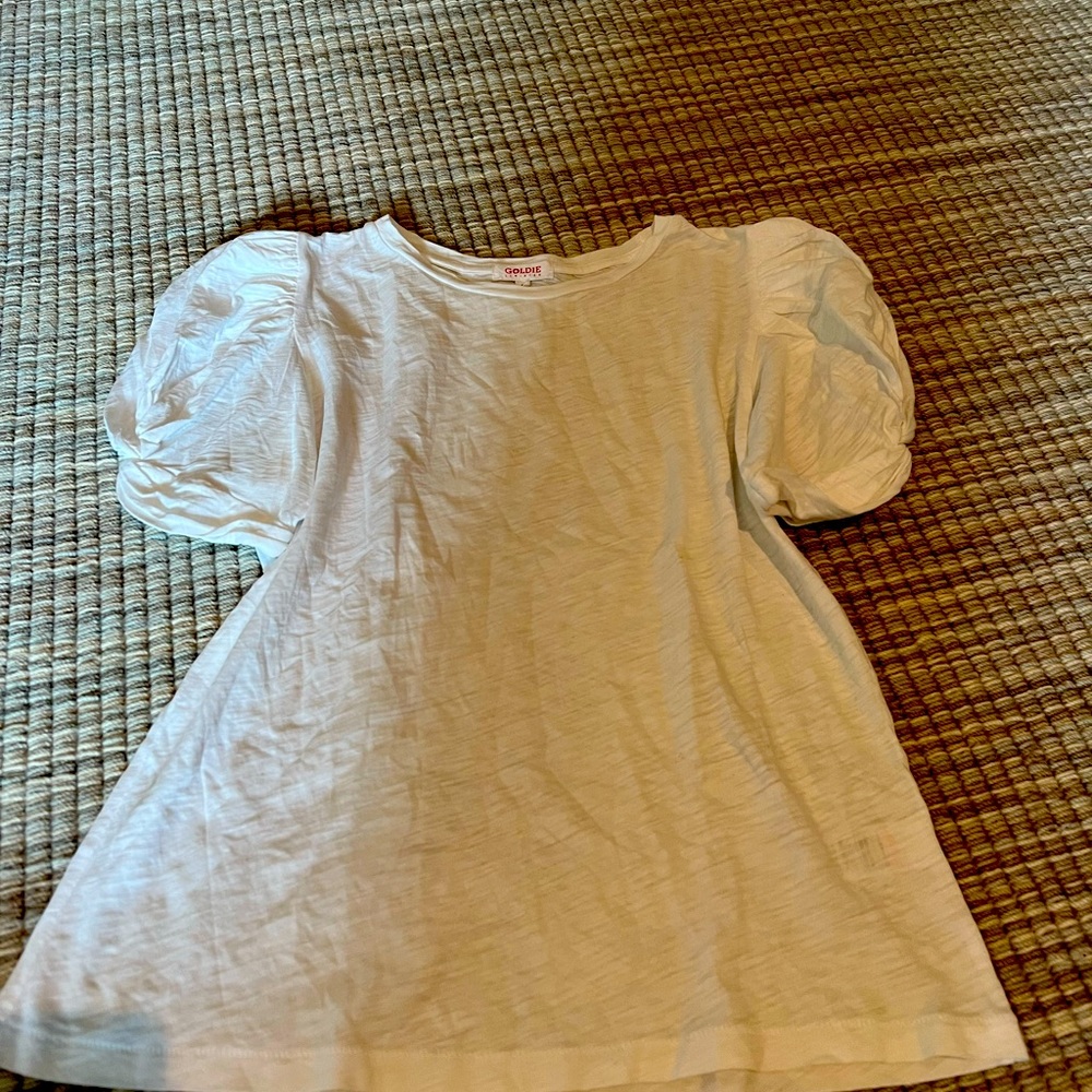 Goldie t shirt with shoulder detail